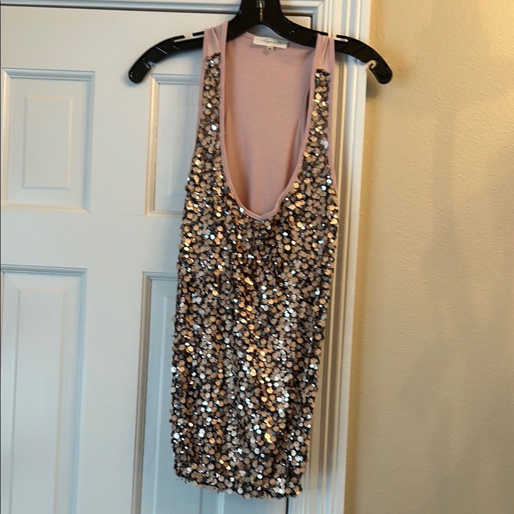 Sequin Sleeveless Dress